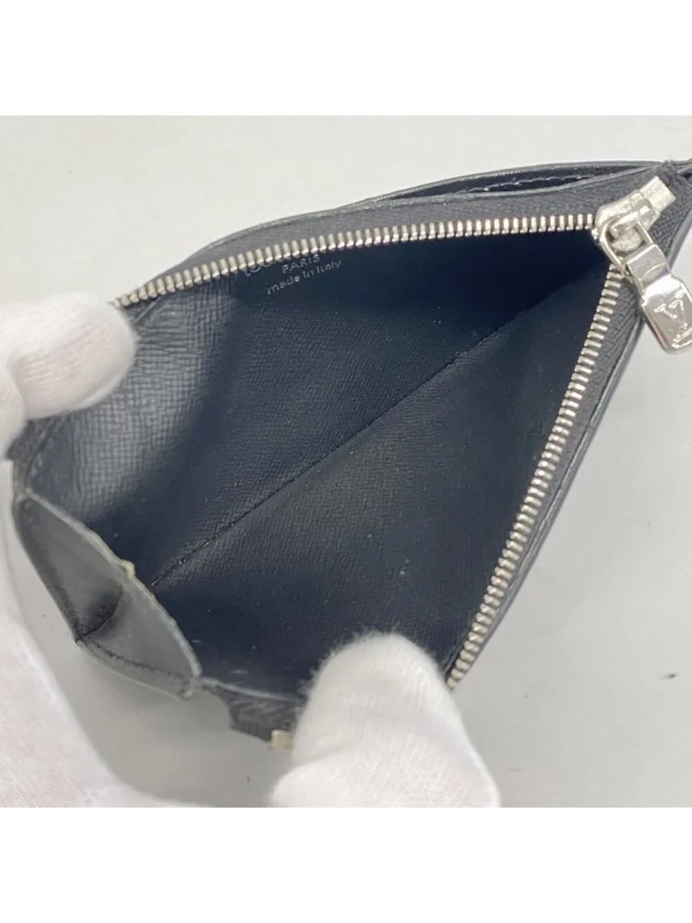Louis Vuitton Damier Graphite Coin Card Holder Black Gray